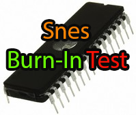 SNES Burn-In Test Cart